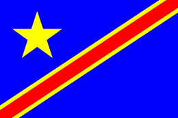 Kongo Demokratyczna Republika flaga